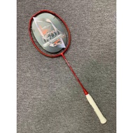 {Same Day Shipment} Li Ning Badminton Racket Energy 80 Full Carbon Badminton Racket Turbo Charging 80 Picture Real Shot (Badminton Line+Hand Rubber+Racket Cover)