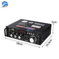 【Best value for money】 600w Bluetooth Amplifier 300w300w 2ch Hifi Audio Stereo Power Amp Usb Fm Car Home Theater With Remote Control