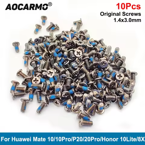 Aocarmo 10Pcs For Huawei Mate 10/10 Pro/P20/20 Pro/Honor 10 Lite/8x Inside Motherboard Middle Frame 