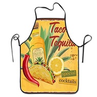 Tacos Tequila Mexico Chili Pepper Salad Sandwich Spicy Bib Aprons