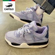 KY@D Cartelo Crocodile Women's Shoes Summeraj4Taro Purple Air Cushion Platform Sports Board Shoes Women's Shock-Absorbin