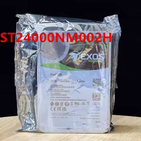 New Original HDD For SEAGATE 24TB SATA 3.5" 512MB 7200RPM Hard Drive ST24000NM002H