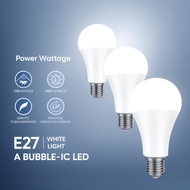 Hanslighting E27 Interface 5W/9W/12W/15W White/WARM Bulb Energy-Saving LED Bulb Spherical Bulb