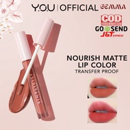 (GOSEND/COD) YOU SIMPLICITY MATTE LIP COLOR TRANSFERPROOF LIP CREAM