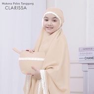 kids mukena anak rayon polos bahan adem untuk anak 7-12 tahun grosir - peach