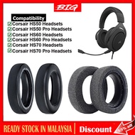 1 Pair Earpad for Corsair HS50 HS60 HS70 Pro Headband Upgrade Ear Pads Cover Cushion Sponge Earmuffs
