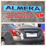 Emblem Tulisan Almera Bagasi Nissan Almera