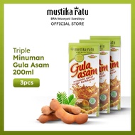 Mustika Ratu Triple Minuman Gula Asem 200ml Mustika Ratu Triple Minuman Gula Asem 200ml
