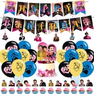 𝓟𝓮𝓭𝓻𝓸 𝓟𝓪𝓼𝓬𝓪𝓵 Birthday Party Supplies, 𝓟𝓪𝓼𝓬𝓪𝓵 Party Decorations with Happy Birthday Banner Cake Toppe