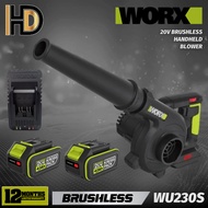 WORX 20V WU230S Cordless Brushless Blower / Cordless Compact Blower / Outdoor Battery Blower / Handh