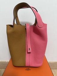 全新 Hermes Picotin 18 Two-Tone 拼色 特別版