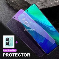 Vivo Y36 5G Tempered Glass For Vivo Y27 Y35 Y16 Y02 Y02s Y22s Y77 Y76 Y75 Y72 5G 4G Y50 Y30 Y20 Y20s Y20i Y33s Y21s 2 in 1 Anti Blue Light Ray Protective Screen Protector