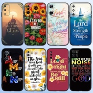 for Huawei Nova 2i 2 Lite 3 3i 4E 5i 5T 7 10 SE 8i Y61 Scriptural Proverbs 4Y16 TPU Black Soft Silic