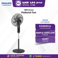 Philips CX1520 | Pedestal Fan | 6 Blades | Powerful & Quiet Cooling | Ample Airflow | 3 Speeds w Rem