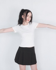 DALLA Chân váy xếp ly cạp thấp (CV01)