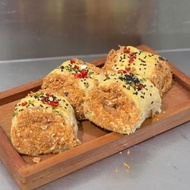Vegan Gluten Free Floss Roll Bread | Roti Gluten Free Vegan Abon