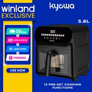 Kyowa by Winland Digital Air Fryer 12 Preset Cooking Function 5.8Liters KW-3833