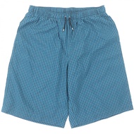 全新未使用 □愛馬仕 (HERMES) Hermes H 標誌印花 Sellier 連結泳褲 藍色 L 碼 義大利製 正品 男士推薦◎