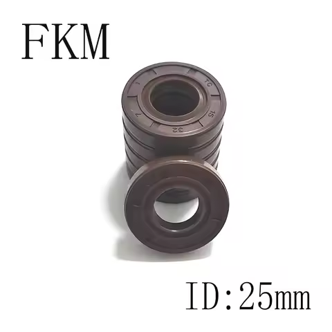 FKM Framework Oil Seal ID 25mm OD 32-80mm Thickness 5-12mm Fluoro Rubber Gasket Rings 25x35x7 25x37x