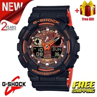 Original men's watch GA 100 series sports camouflage electronic watch men's waterproof and shock res