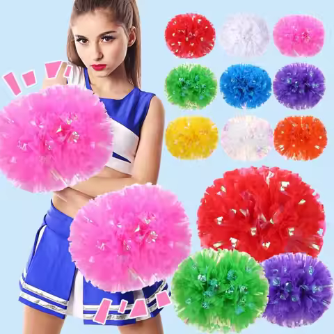 New 32*30cm Game Pompoms 9 Colors Cheap Practical Pompoms Sports Match Supplies Sports Cheerleading
