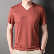 Lightdistro Strach Men's V-Neck Short Sleeve T-Shirt Distro T-Shirt