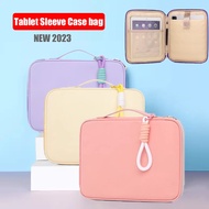 Macarons Fashion Color Bag For Samsung Galaxy Tab S10 Pro S9 Ultra 10.1 Inch 2022 Android Tablet PC 25*16cm Tablet Sleeve Bag with Hand Strap