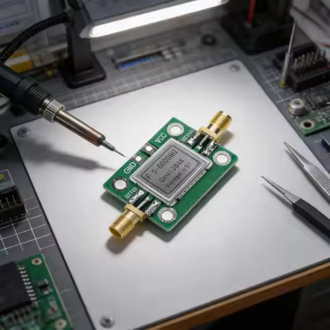 1pc 5MHz-6GHz RF Module High Frequency/VHF/UHF/FM Wideband Radio Frequency Transmitter 20dBshielding