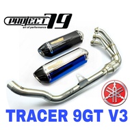 Project79 Exhaust Yamaha TRACER 9GTV3 9GT V3 Full System Manifold Stainless Steel Muffler Motor Acce
