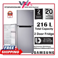 【FREE SHIPPING】Samsung 216L Refrigerator 2 Door/Peti Ais 2 Pintu RT20FARVDSA/ME Peti Sejuk/Fridge/冰箱