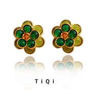 Copper T803S925Fresh and Simple Retro New Style Silver Needle Elegant Ear Jewelry Flower Stud Earrin