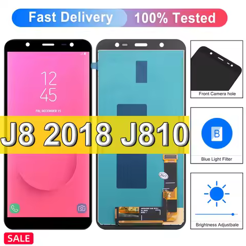 6.0'' LCD For Samsung Galaxy J8 2018 J810 LCD Display Touch Screen Digitizer Assembly For Samsung SM