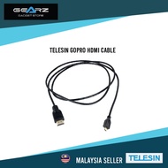 (Ready stock) Black GO PRO HD 4K HDMI To HDMI Cable Micro For Go-Pro Hero 3 3+ 4 Hero4