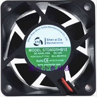 Brand New ShTaiDa STD6025HB12/24 DC12V 24V 6C 6025 Power Chassis Fan