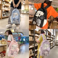 seng Ita Bag Backpack Large Capacity School Bag Lightweight Rucksack with Clear Display Designs Lapt