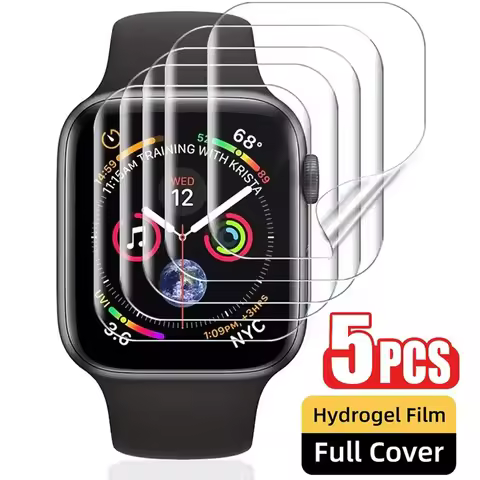 1-5 Pcs Hydrogel Film For Apple Watch 9 8 7 6 5 SE 3 2 40MM 44MM 42MM 38MM Screen Protector For Appl