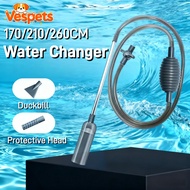 Aquarium Water Changer Aquarium Siphon Pump Fish Tank Cleaning Tool Vacuum Adjustable Sedut Air
