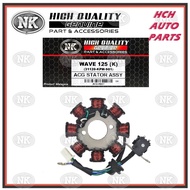 STATOR COIL COMP/ FIELD COIL ASSY - HONDA - WAVE 125 - (KICK) 31120-KPW-901/ (ELEC STARTER) 31120-KP