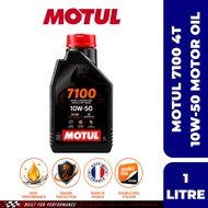 【READY STOCK】MOTUL Fully Synthetic 7100 10W50 4T Ester Engine Oil/ Minyak Hitam Motor 1L