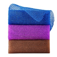 3 Pieces African Bath Sponge African Net Long Net Bath Sponge Exfoliating Shower Body Scrubber Back 