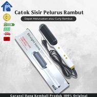 Baru!!! Sisir Catokan Pelurus Rambut Sisir Catok Elektrik Catok Rambut