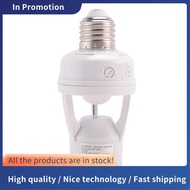 E27 LED 220V Screw Light Bulb Holder LED PIR Infrared Motion Sensor Lamp with Switch Socket Identify