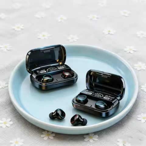 Bluetooth headset M10 hands-free LED Dispay headset Bluetooth HiFi stereo music wireless earplug wat