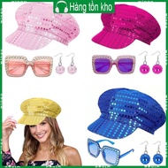 WIN 3Pieces Disco 50s 60s 70s 80s Set Rockstars Cool Outfits for Halloween Birthday Party Costume Dr