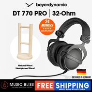 Beyerdynamic DT 770 PRO 32/80/250 Ohm Over-Ear Studio Headphones with Natural Wood Headphone Stand