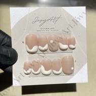 JovyArt | ️ Clean White - Handmade Press on Nails | False Nails | Fake nails | Press on nails | Cust