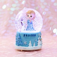 Bola Salju Frozen Elsa (Light + Auto Snow) / Frozen Musical Crystal Ball Snowball / Bola Kristal Mus
