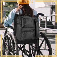 [Perfk] Wheelchair Backpack Bag Wheelchair Pouch for Senior Elderly Wheelchair Users