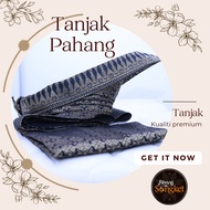 TANJAK-SET NEGERI PAHANG | Kualiti Premium Hitam Emas | Set Tanjak, Sampin Bengkung at Abang Songket