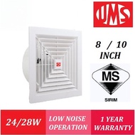 [ UMS ] Ceiling Type Exhaust Fan | 8” / 10” | Ventilating Fan | Kipas Ekzos Siling